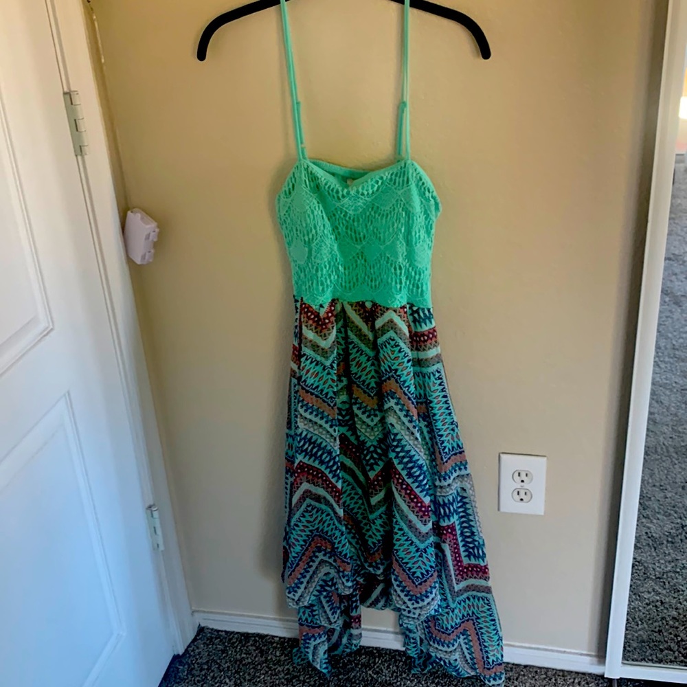 Teal dress